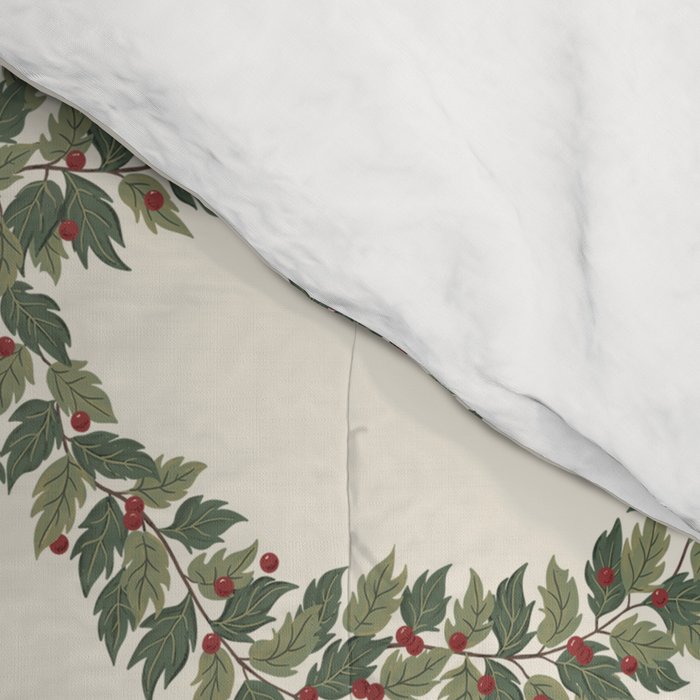 Boughs of Holly Pattern Comforter Gallery Image 4