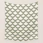 Boughs of Holly Pattern Wall Tapestry Gallery Image 4