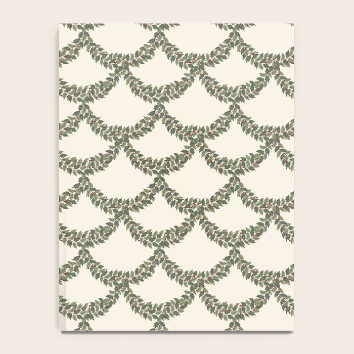 Boughs of Holly Pattern Notebook Gallery Image 4