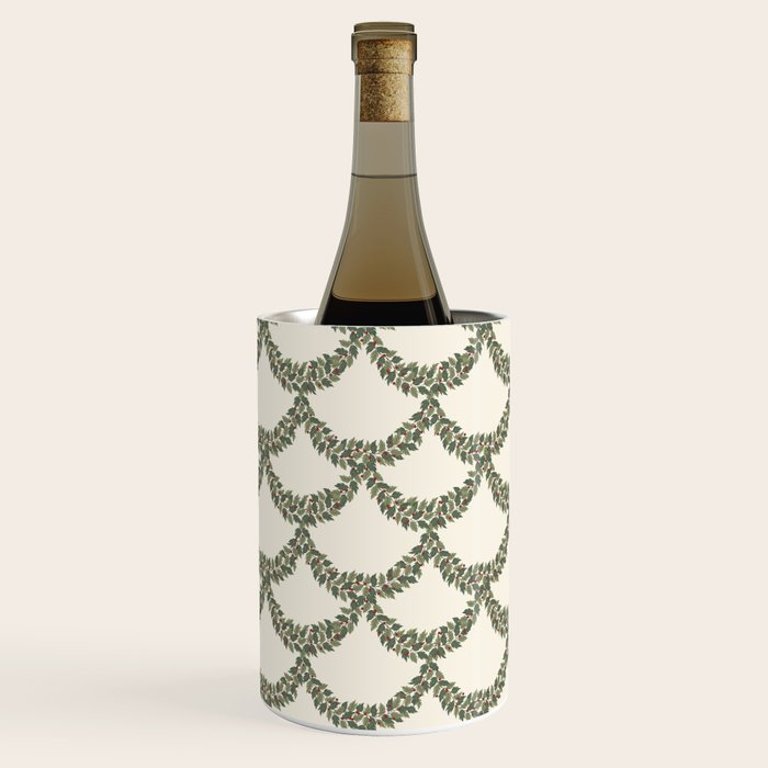 Boughs of Holly Pattern Wine Chiller Gallery Image 1