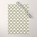 Boughs of Holly Pattern Wrapping Paper Gallery Image 1