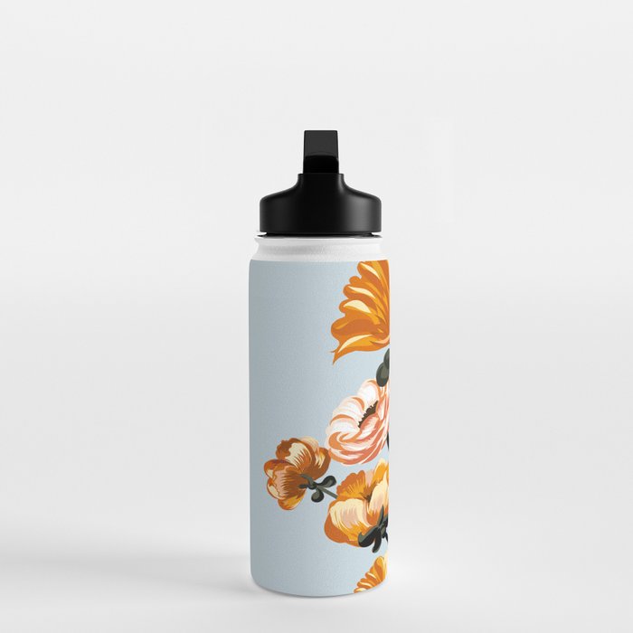California poppies, Spring flowers warm colors, Water Bottle Gallery Image 3