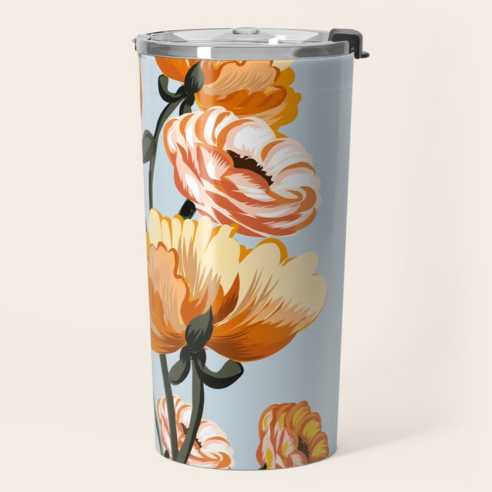 California poppies, Spring flowers warm colors, Travel Mug Gallery Image 2