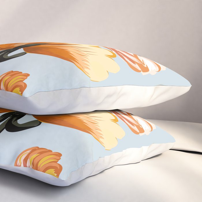 California poppies, Spring flowers warm colors, Pillow Sham Gallery Image 3
