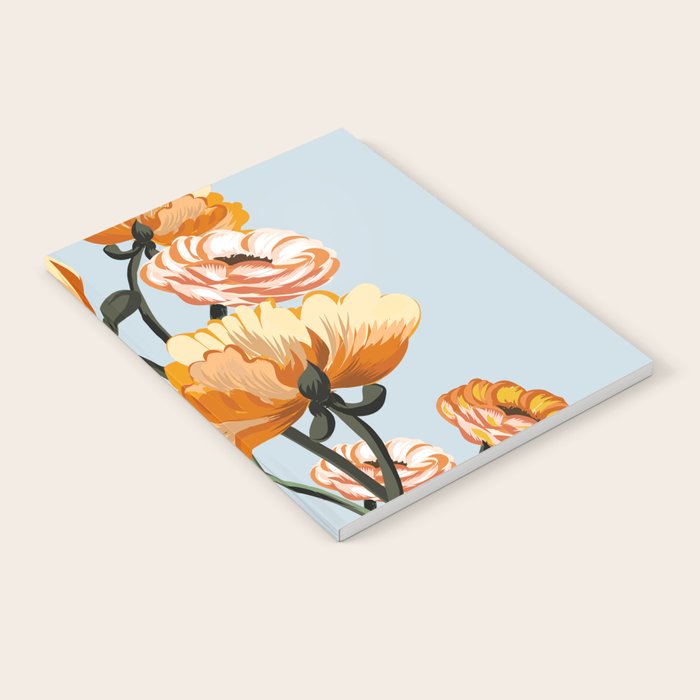 California poppies, Spring flowers warm colors, Notebook Gallery Image 2