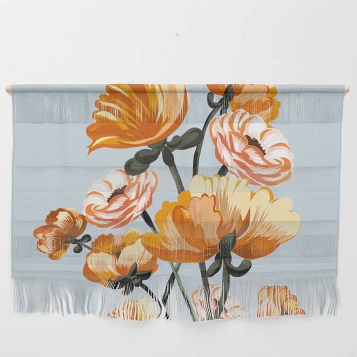 California poppies, Spring flowers warm colors, Wall Hanging Gallery Image 1