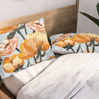 California poppies, Spring flowers warm colors, Pillow Sham Gallery Image 2