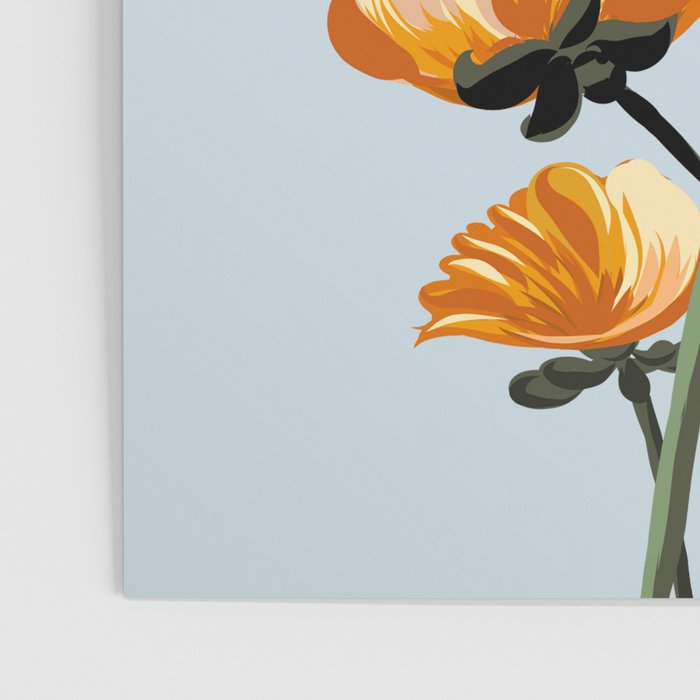 California poppies, Spring flowers warm colors, Poster Gallery Image 3