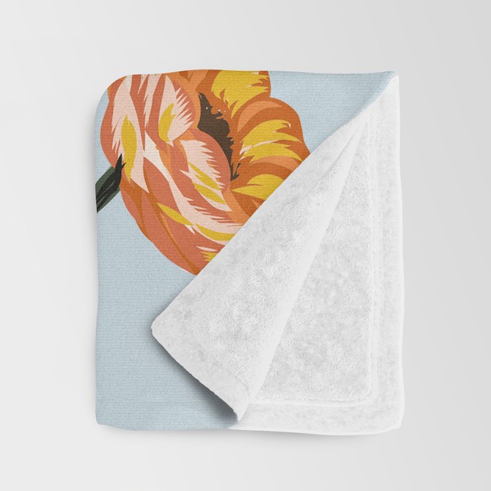 California poppies, Spring flowers warm colors, Throw Blanket Gallery Image 3