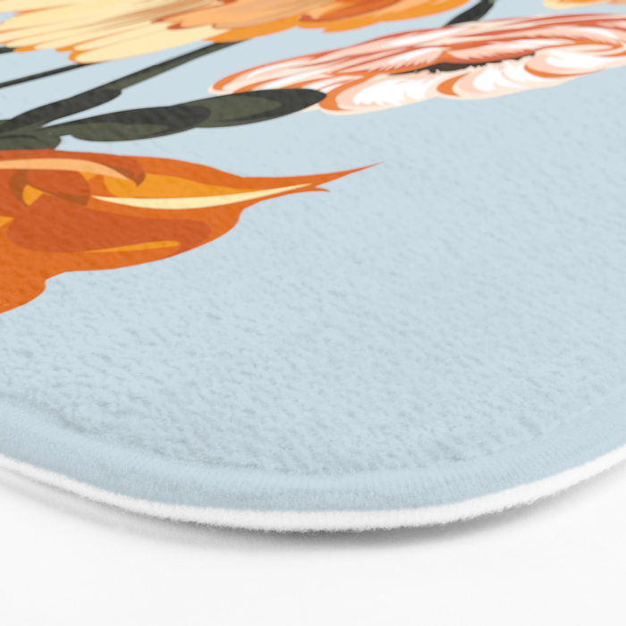 California poppies, Spring flowers warm colors, Bath Mat Gallery Image 3