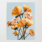 California poppies, Spring flowers warm colors, Poster Gallery Image 4