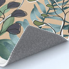Elegant Botanical Line Art 4 Rug Gallery Image 4