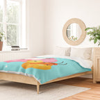 Cory cats in the swimming pool 2 Duvet Cover Gallery Image 2