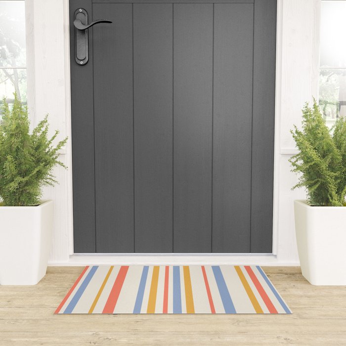 Classic Stripes XXIII - Retro Summer Welcome Mat Gallery Image 3