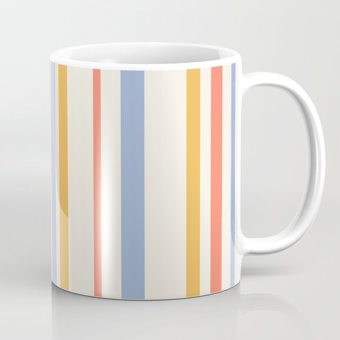 Classic Stripes XXIII - Retro Summer Coffee Mug Gallery Image 1
