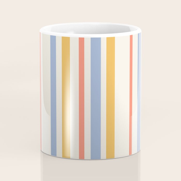 Classic Stripes XXIII - Retro Summer Coffee Mug Gallery Image 4