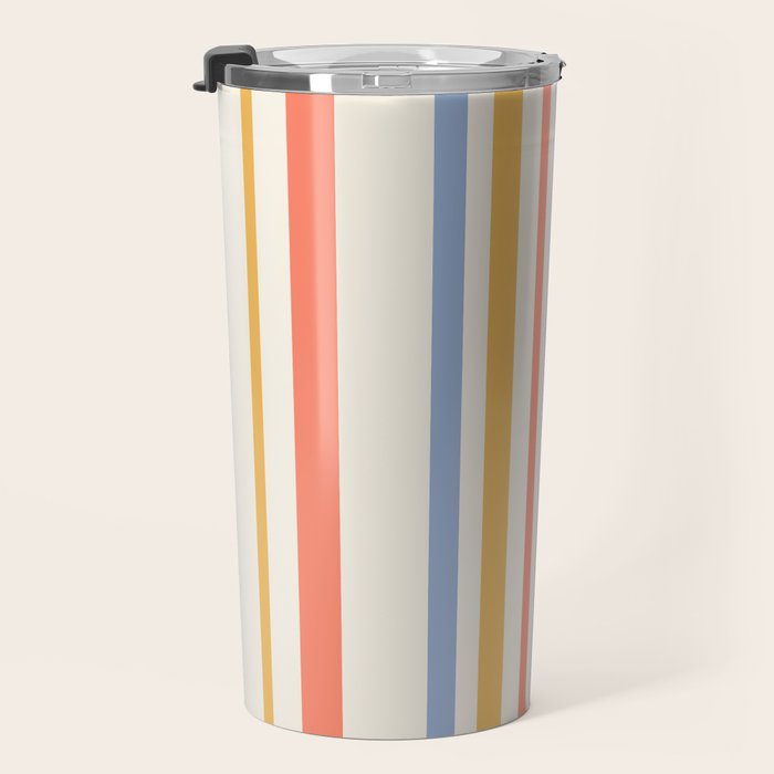 Classic Stripes XXIII - Retro Summer Travel Mug Gallery Image 3