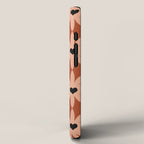 Terracotta star heart flower iPhone Case Gallery Image 2
