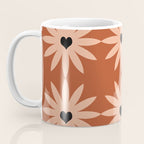 Terracotta star heart flower Coffee Mug Gallery Image 3