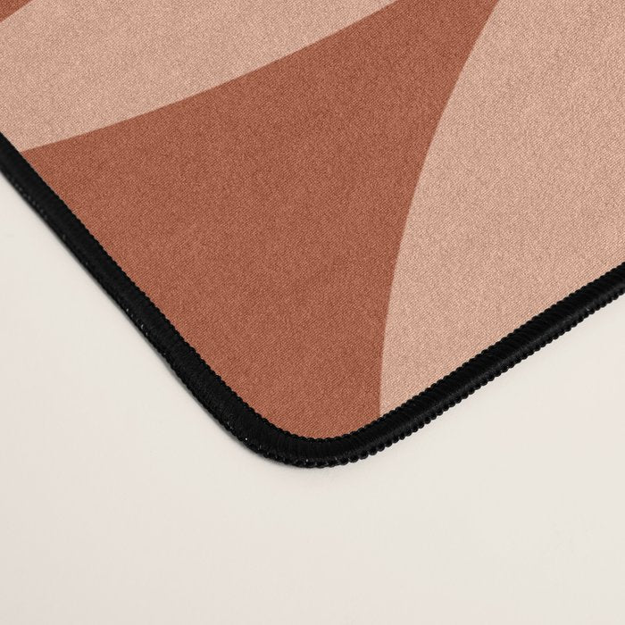 Terracotta star heart flower Desk Mat Gallery Image 4