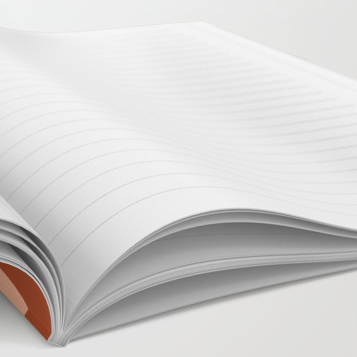 Terracotta star heart flower Notebook Gallery Image 2