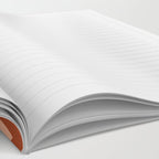 Terracotta star heart flower Notebook Gallery Image 2