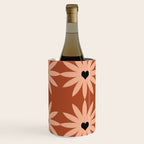Terracotta star heart flower Wine Chiller Gallery Image 3