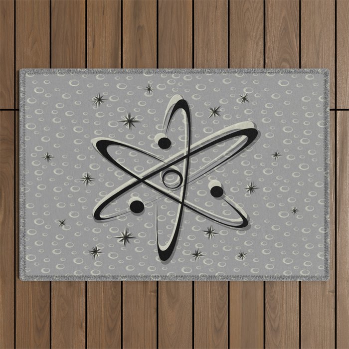 Atomic Love - Lunar Grey Outdoor Rug Gallery Image 1