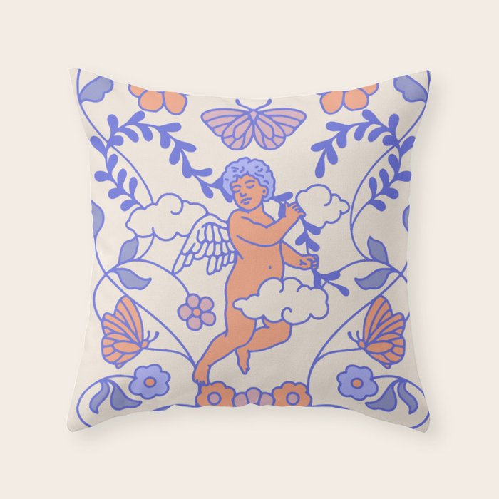 Angel Throw Pillow Gallery Image 1