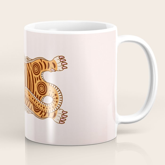 King Of The Jungle 03: Peach Tiger Edition Coffee Mug Gallery Image 1