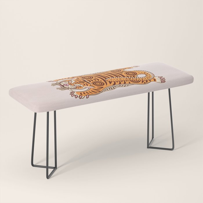 King Of The Jungle 03: Peach Tiger Edition Bench Gallery Image 1