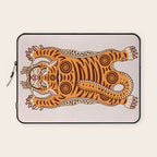 King Of The Jungle 03: Peach Tiger Edition Laptop Sleeve Gallery Image 1