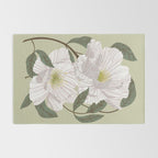 Peonies flowers II Rug Gallery Image 2