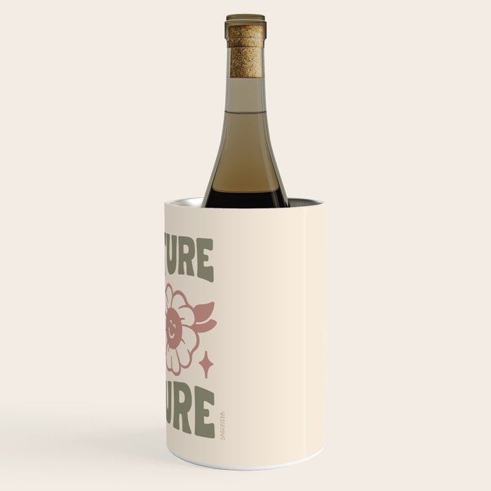 NURTURE NATURE (IN GREEN AND MAUVE) Wine Chiller Gallery Image 3