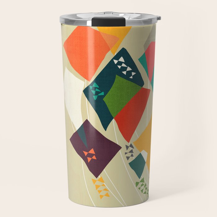 Whimsical kites Travel Mug Gallery Image 1