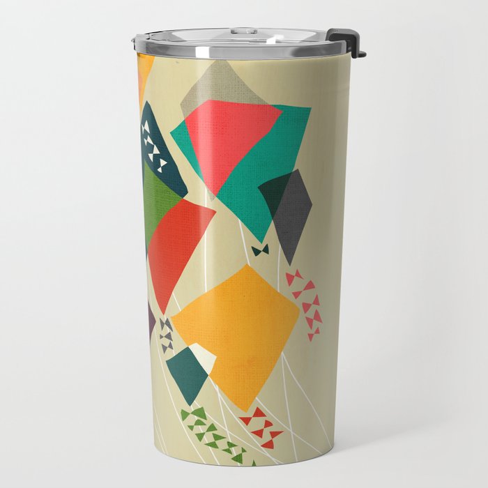Whimsical kites Travel Mug Gallery Image 2