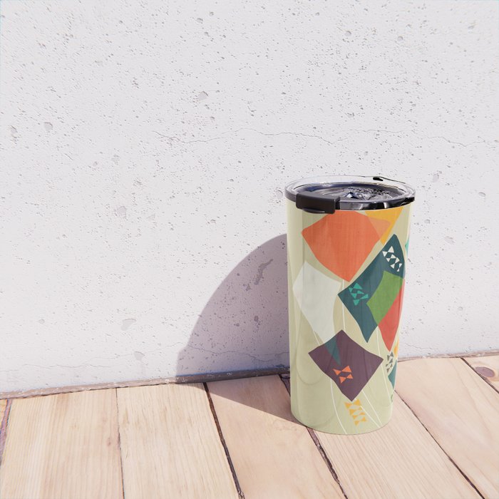 Whimsical kites Travel Mug Gallery Image 4