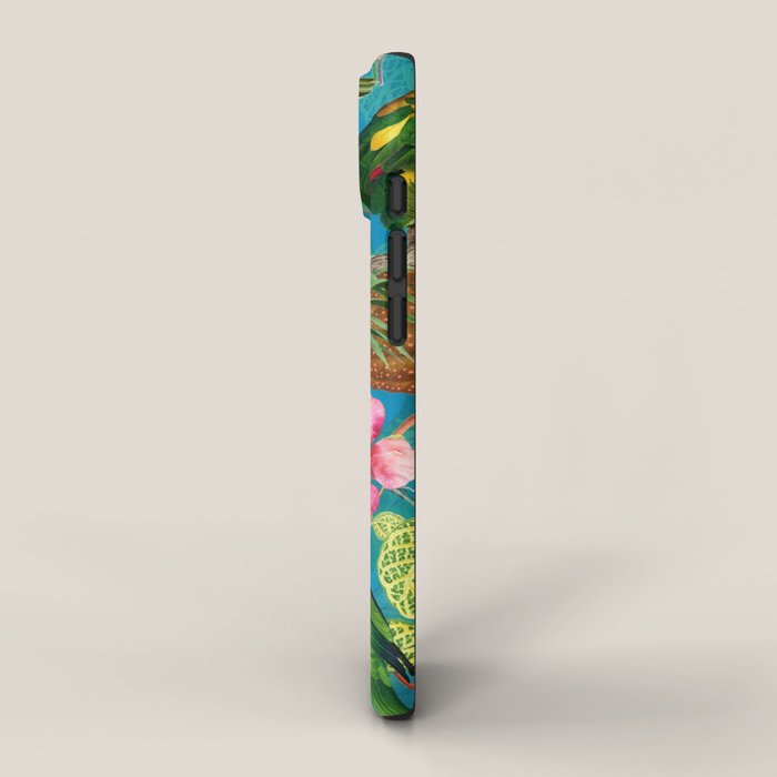 Vintage & Shabby Chic - Hot Exotic Tropical Birds Jungle iPhone Case Gallery Image 2