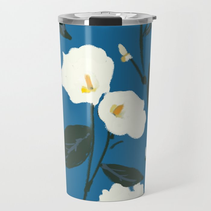Peace Lilies Travel Mug Gallery Image 1