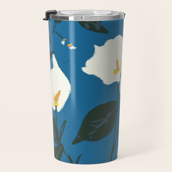 Peace Lilies Travel Mug Gallery Image 3