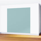 Agave Teal Solid Color Wall Mural Gallery Image 2