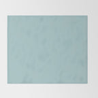 Agave Teal Solid Color Throw Blanket Gallery Image 2