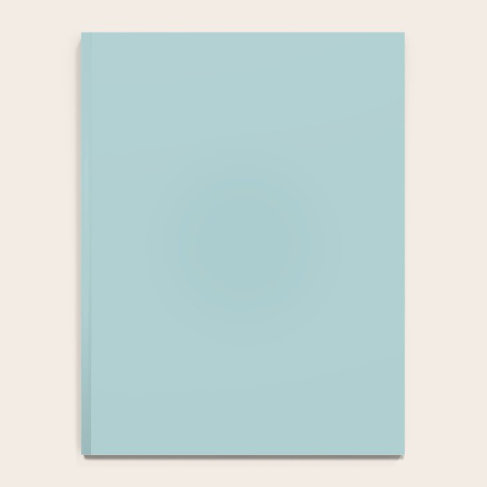 Agave Teal Solid Color Notebook Gallery Image 4