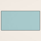 Agave Teal Solid Color Desk Mat Gallery Image 3