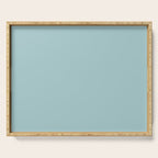 Agave Teal Solid Color Serving Tray Gallery Image 1