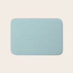 Agave Teal Solid Color Bath Mat Gallery Image 1