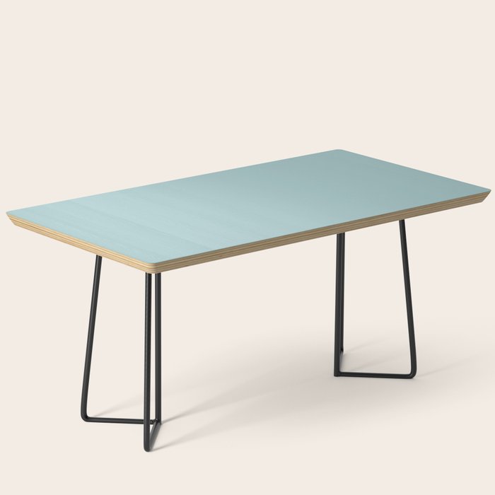 Agave Teal Solid Color Coffee Table Gallery Image 1