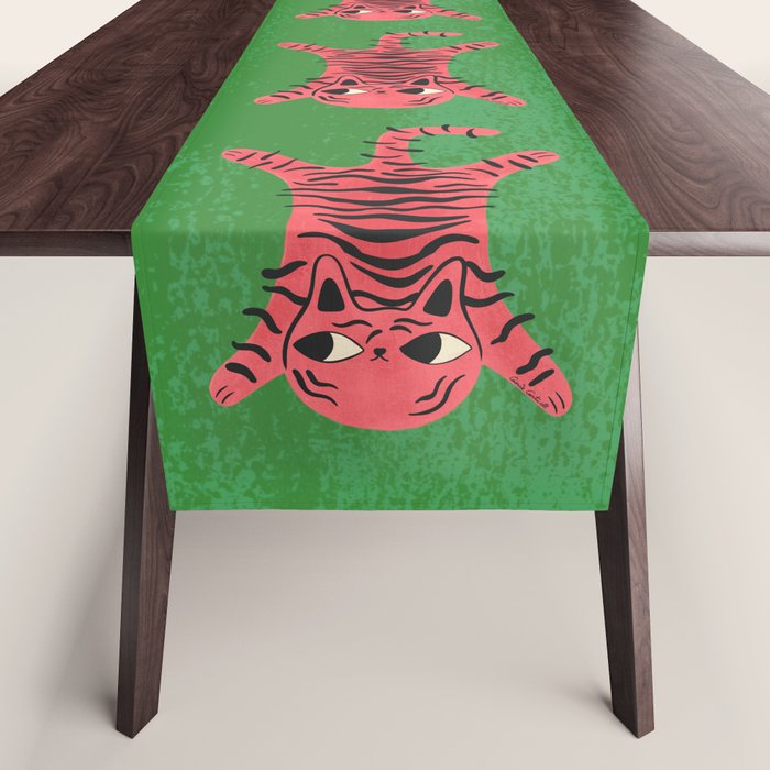 Silly Cat Rug Table Runner Gallery Image 1