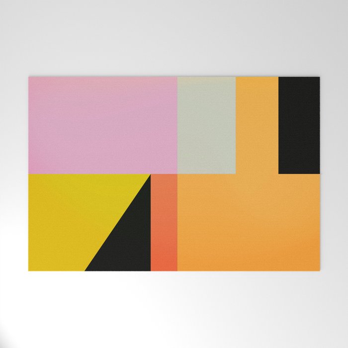 Modern Abstraction 6 Welcome Mat Gallery Image 1