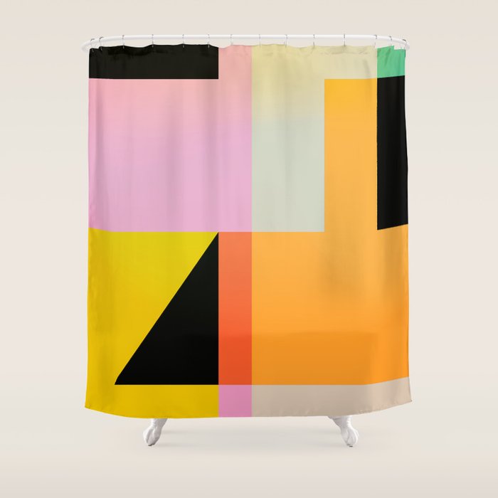 Modern Abstraction 6 Shower Curtain Gallery Image 1